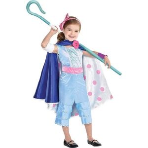 BRAND NEW girl toddler toy story bo peep halloween costume size 3-4T (incl staff